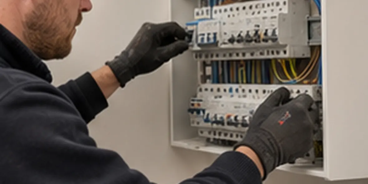 Illustrative consumer unit electrical work