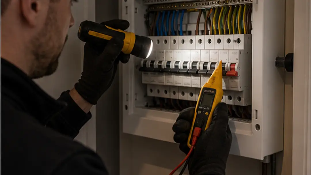 Illustrative emergency electrician call-out work in Kirriemuir